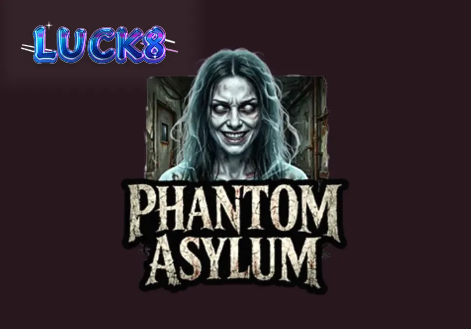 Giao diện trò chơi Phantom Asylum với bầu không khí kinh dị và các biểu tượng ma mị